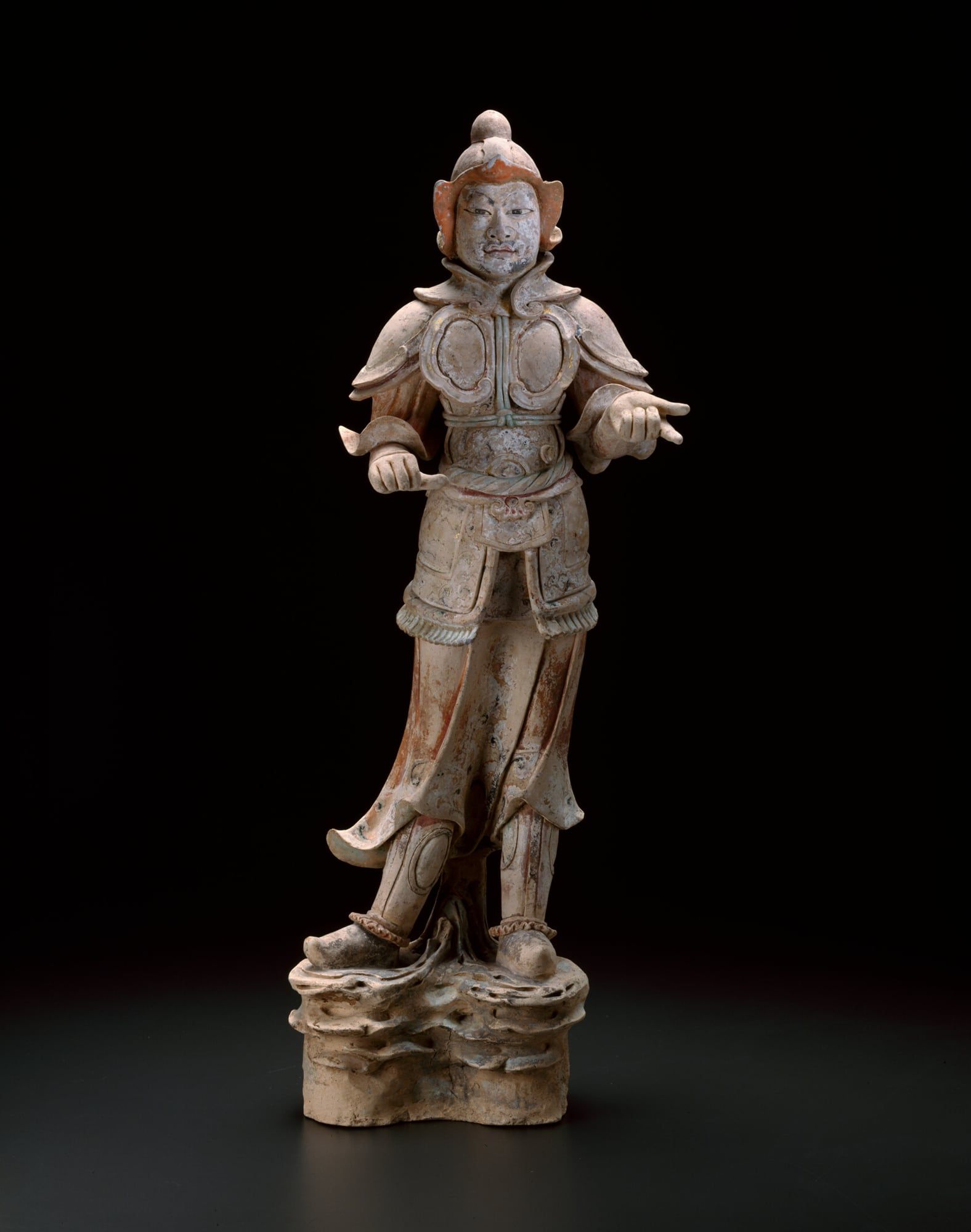 Armored Guardian, Tang dynasty (618–907), late 7th or early 8th century